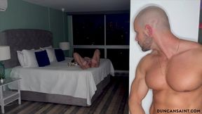 I caught redhead babe Joha Bettina masturbating