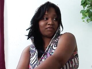 Disappointed Ebony big beautiful woman Wife next Door entice Ebony Monster Schlong man to Cheating Bang when her spouse is away