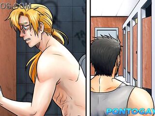 Manga Gay - Unbridled debauchery at the sex college