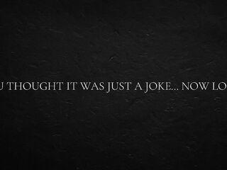 U thought it was just a joke… now look