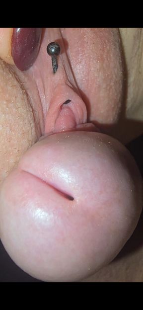 He shamelessly fucks my pussy while I&#039;m bound and collared