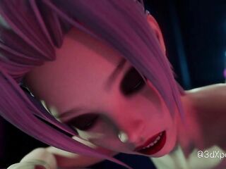 Breasty tranny Bonny bangs hawt hotty raw in darksome cyberpunk corner - hardcore anal & unfathomable mouth