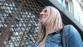 Petite blonde step mom with huge tits gets hardcore anal fucking from stranger