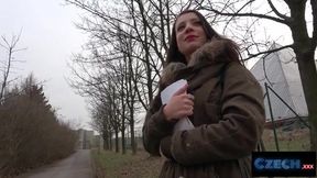 Czech Adventure: Authentic Outdoor Encounter with Martin Gun and Teressa Bizarre - Experience the Thrill of Public Intimacy!