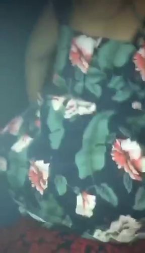 Curvy blonde amateur gives a dirty lapdance on a pole during her solo
