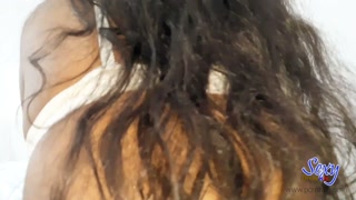 Sri Lankan Real sex feel - I pee on her - Squirt &amp; Hard Fuck cum on Tits - Asian Hot Couple