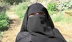 Elena Vega & Max Dior in Cum On Her Niqab - Porncz