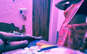 Hot Indian Cheating Housewife Big Tits in Saree Blouse Secret Night Fucking with Ex Boyfriend
