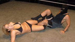 MIXED WRESTLING TAG TEAM CRAZINESS - Janelle Sinclaire and Kelly Klein vs Ahmed the Arab and Thomas Frugal (IN HIGH DEFINITION)