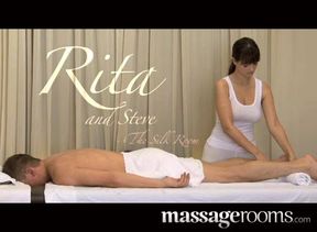 Rita gives special massage to wild stick