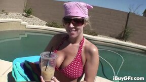 Carolyn Reese with big tits shower pussy