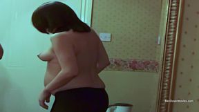 Pregnant Teen Sucks off Ben Dover and Takes a Facial