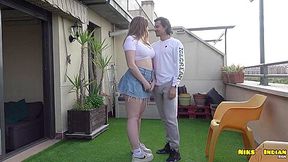 Rocco Fingers A Blonde And A Brunette Licks His Fingers