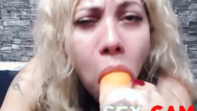 Dildo Blowjob
