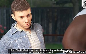 Big tits 3D MILF babe and BBC