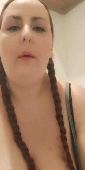Smokey pigtail slut smokes for you