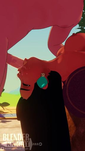 Chel Throat Bulged Upside Down