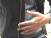 Leather jacket guy