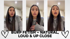 Burp Fetish – Natural, Loud & Up Close