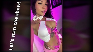 TS Angelique Monroe - Webcam show from April 4, 2025