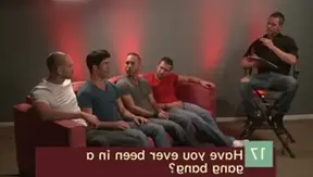Men: Inked Guys Play with Average Dicks