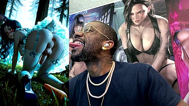 Transgender Bunny Cosplayer Hands Free Cumming With A Carrot Stuck Up Her Tasty Slutty Ass Hole, AI Generated