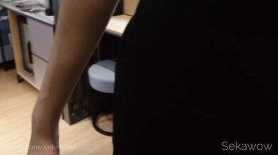 Fitness girl fucks after working out in the gym