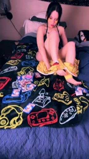 Lil monster catches it ALL! Yummy creampie