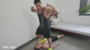 Serving Muscular Alpha Male
