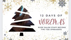 Shrinking Eating and Using the Salon Staff as Toe Spreaders