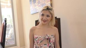 Horny Blonde Sia Lust Gets Pounded on the Casting Couch