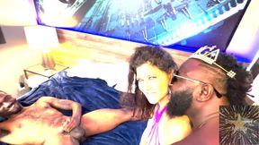 Psilo Siren's Sexy Moans: Tag Teamed by Afriken Porn King & Matt Bishop