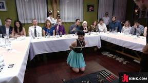 ”Bitch Served Up & Banged for Dinner in Public Disgrace”