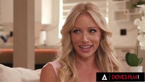 DEVILS FILM - Shocked Wife Catches Husband With A Beauty But All Agree To Hot Cheating Threesome