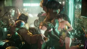 Hottest 3D babe EVE gives a wild ride in part 3