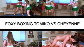 FOXY BOXING TOMIKO VS CHEYENNE JEWEL - MP4