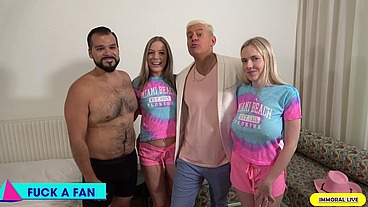 Blonde Babes Rebel & Lana's Nasty Anal Orgy With Mexican Stud Don!