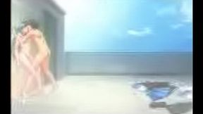 anime rooftop sex under  the skies