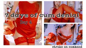 7 Days of Cum Denial/ Day 4 : Stroke By Numbers