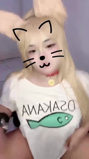 Cat ears and fish t-shirt