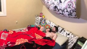Midnight booty bash before bedtime, husband dominates wife's wet vagina&#x1F32E;&#xFE0F;
