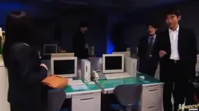 Hot Hitomi Kanou Enjoys Steamy Office Sex Fantasies Fulfillment