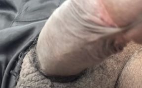 Caught My Stepdad Play with His Cock Dick While Having Coffee Outside Cum Hard the Motherfucker!!