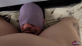 Stepsis Blindfold Smothers Face Gushes Orgasm Cum Choke Destroyed