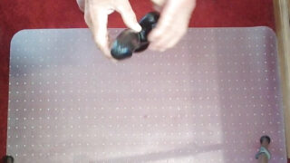 POV nærbildevideo av amatør homofil onanering