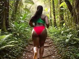 nigerian black [AI GENERATED] naija village afro darksome enjoys ride raw sex ride by darksome afro - american impressive ebony man in the bush during the time that step mamma was away. doggystyle, missed missionary, bj