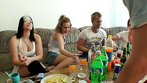 Kristene set up a great house party for her college fellows and girlfriends