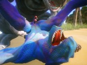 Gay Furry Porn Scalie gets fucked by a huge Furry