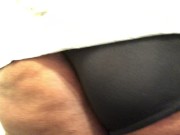 Work out shorts up my ass