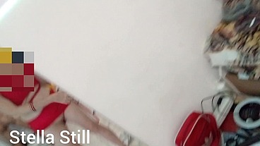 Sexo em pé na frente do espelho Stella Stll Completo